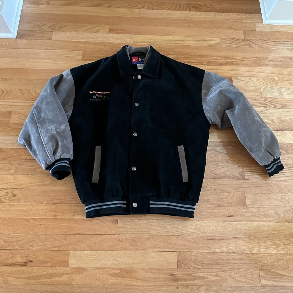 Jon Lauren Apparel Varsity Style Yellowstone National Park Jacket Size XL